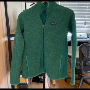 LIGHTLY WORN Patagonia better sweater in Green